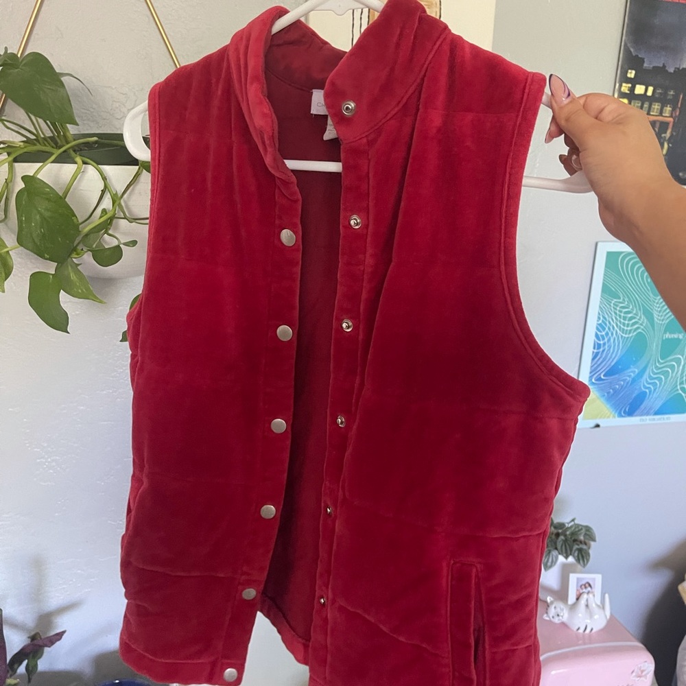 ‼️‼️SOLD‼️‼️cute red vest